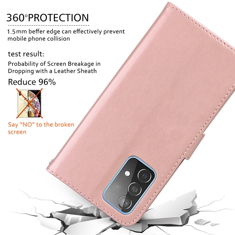 For Honor X9b Rose Embossed Flip PU Leather Phone Case(Rose Gold)