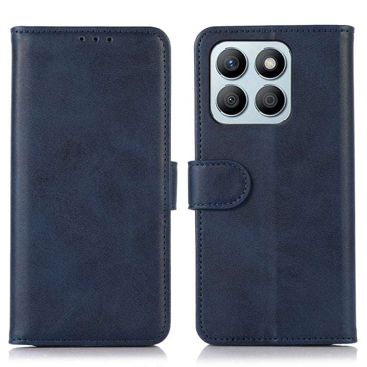 For Honor X8b Cow Texture Leather Phone Case(Blue)