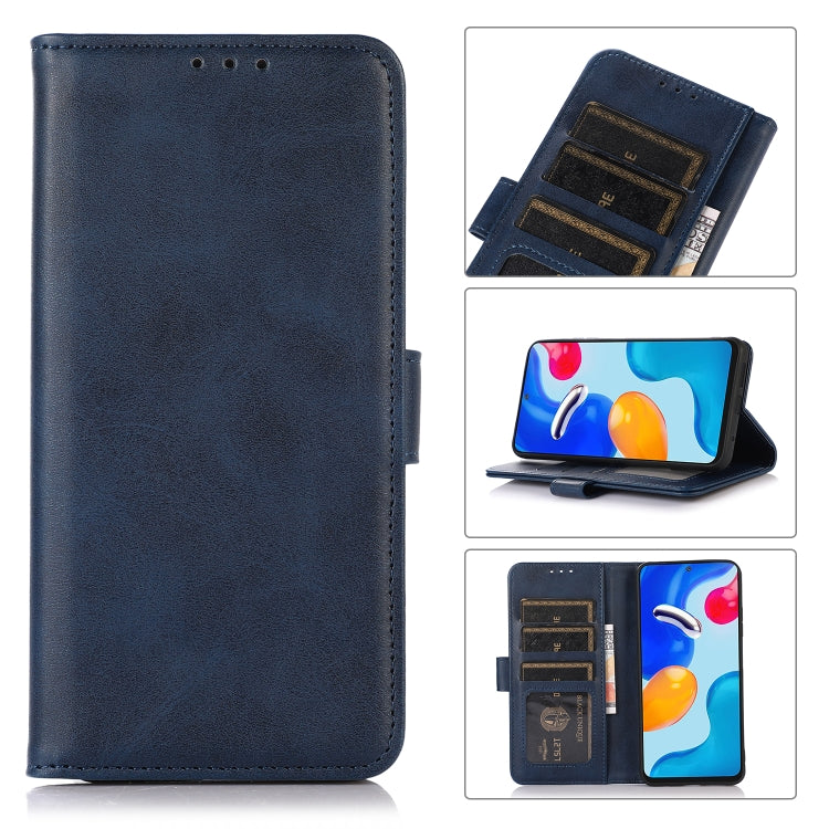 For Honor X7B / Huawei Enjoy 50 Plus Cow Texture Leather Phone Case(Blue)