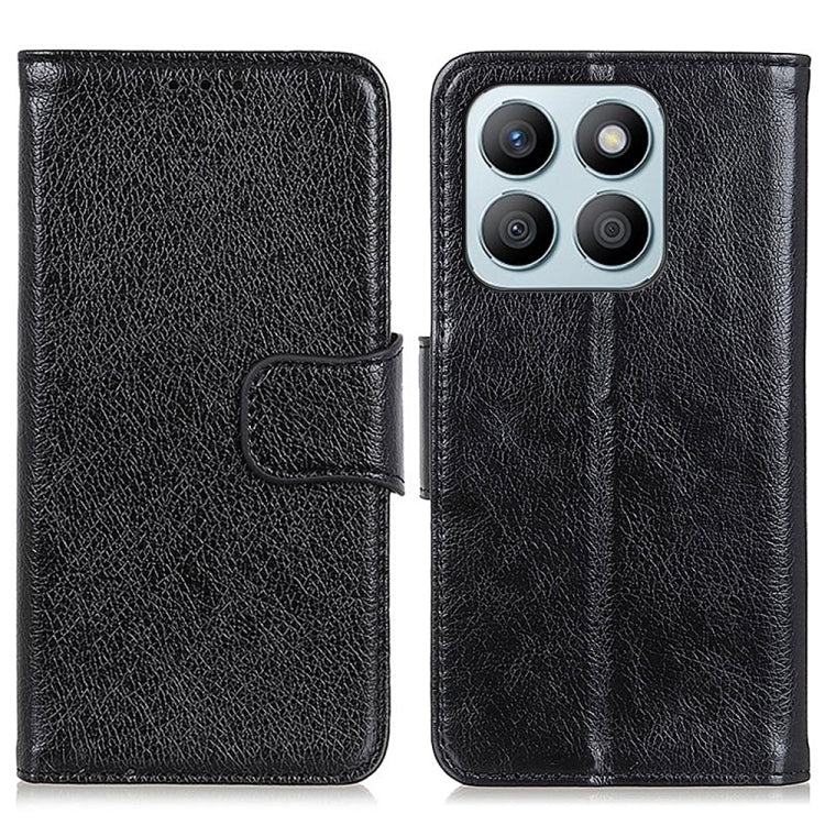 For Honor X8b Nappa Texture Flip Leather Phone Case(Black)