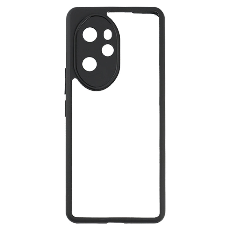 For Honor 100 Pro Frosted TPU + Transparent PC Phone Case(Black)