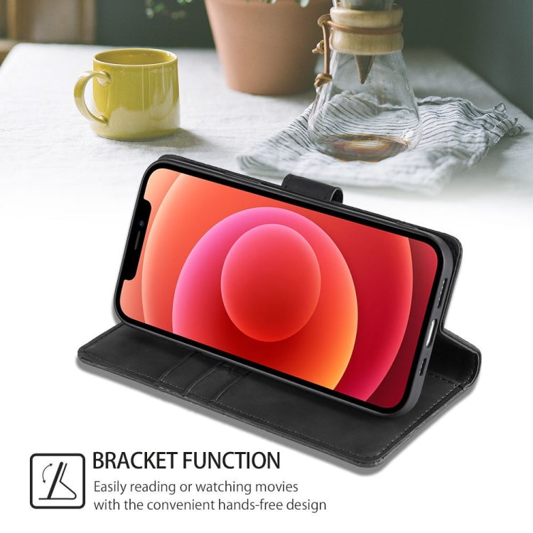 For Honor Magic6 5G Skin Feel Crocodile Magnetic Clasp Leather Phone Case(Black)