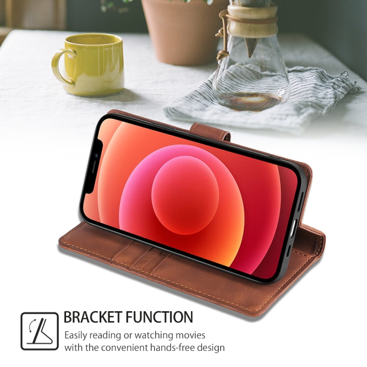 For Honor Magic6 5G Skin Feel Crocodile Magnetic Clasp Leather Phone Case(Brown)