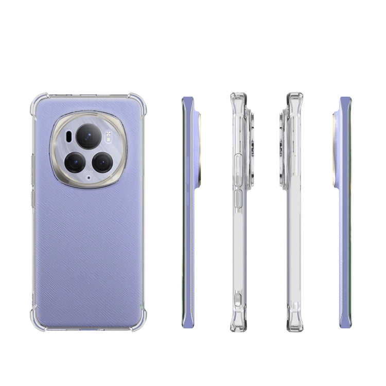 For Honor Magic6 Pro 5G Shockproof Non-slip Thickening TPU Phone Case(Transparent)