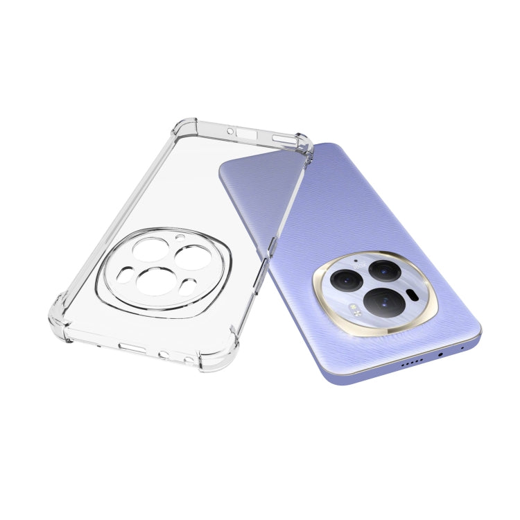 For Honor Magic6 Pro 5G Shockproof Non-slip Thickening TPU Phone Case(Transparent)