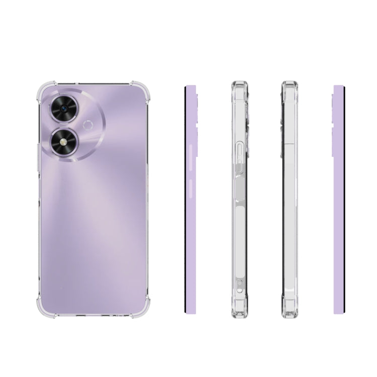 For Honor Play 50 / Play 50M 5G Shockproof Non-slip Thickening TPU Phone Case(Transparent)