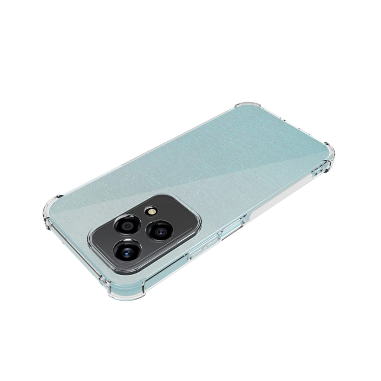 For Honor 200 Lite Global Shockproof Non-slip Thickening TPU Phone Case(Transparent)