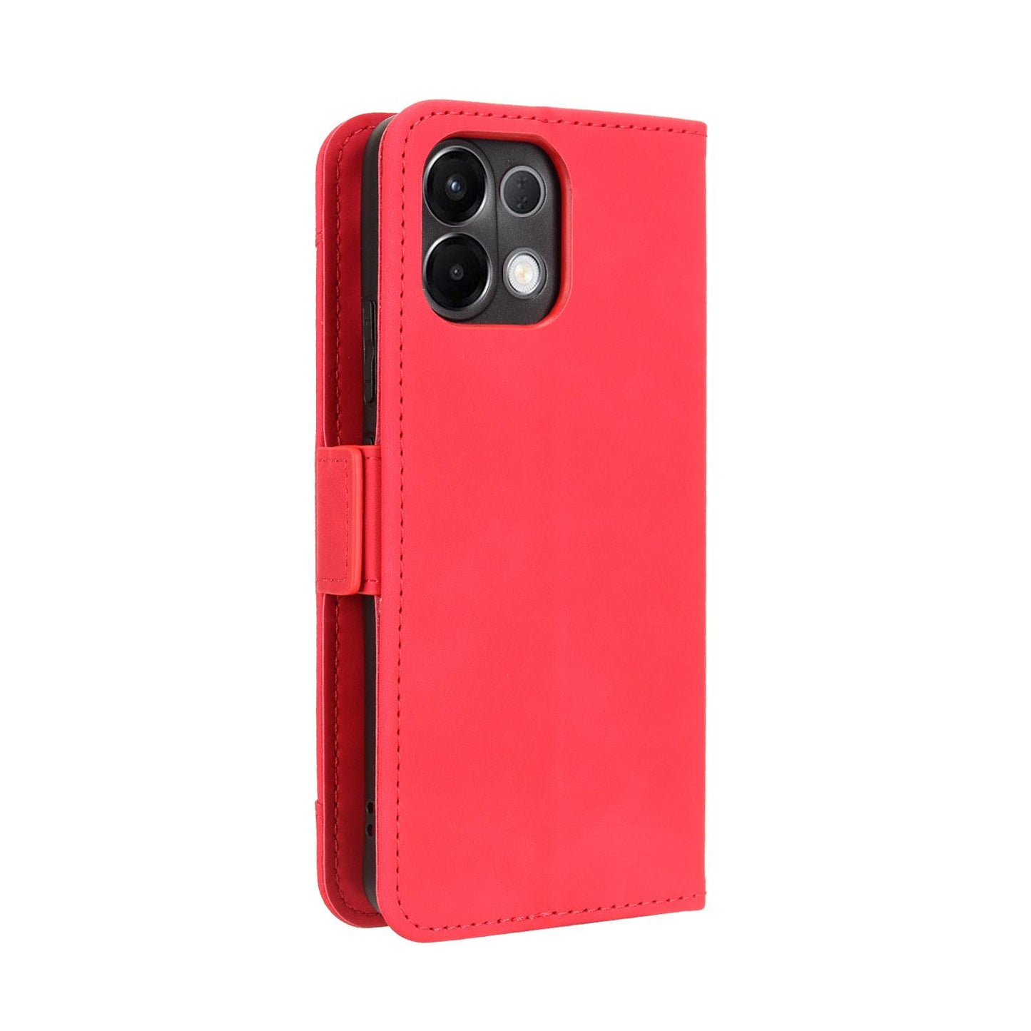 For OPPO K13 5G Skin Feel Calf Texture Card Slots Leather Phone Case(Red)