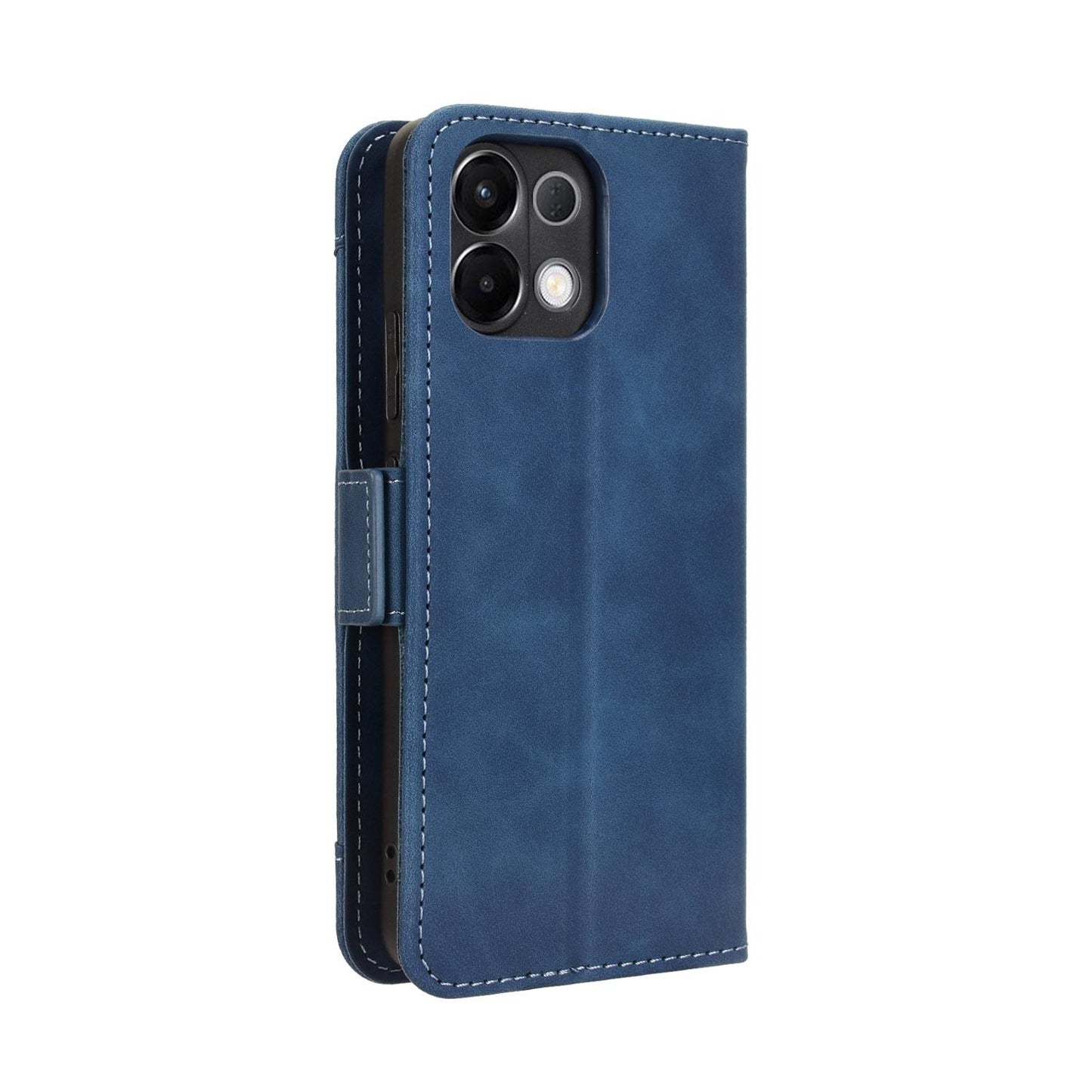 For OPPO K13 5G Skin Feel Calf Texture Card Slots Leather Phone Case(Blue)