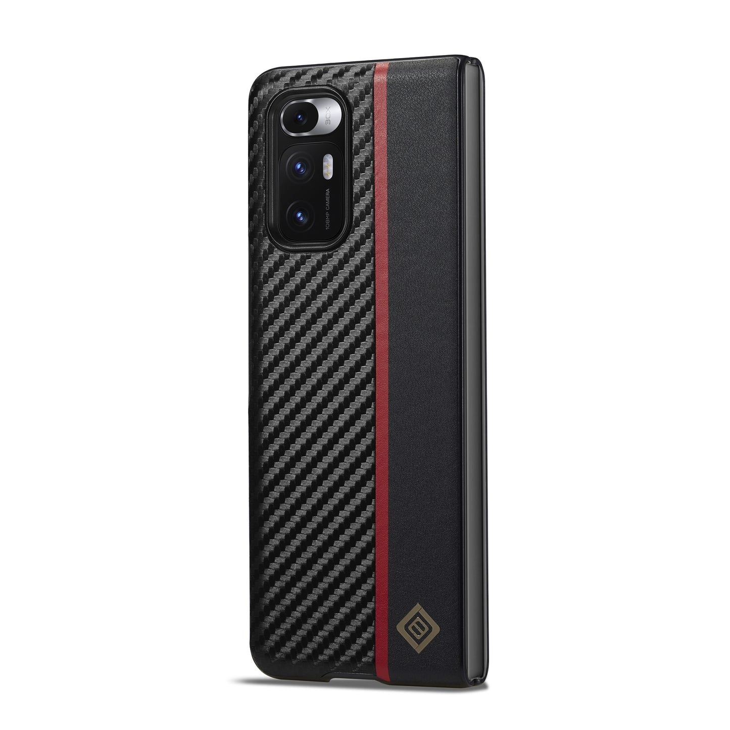 For Xiaomi Mi Mix Fold LC.IMEEKE 3 in 1 Carbon Fiber Texture Shockproof Phone Case(Black)