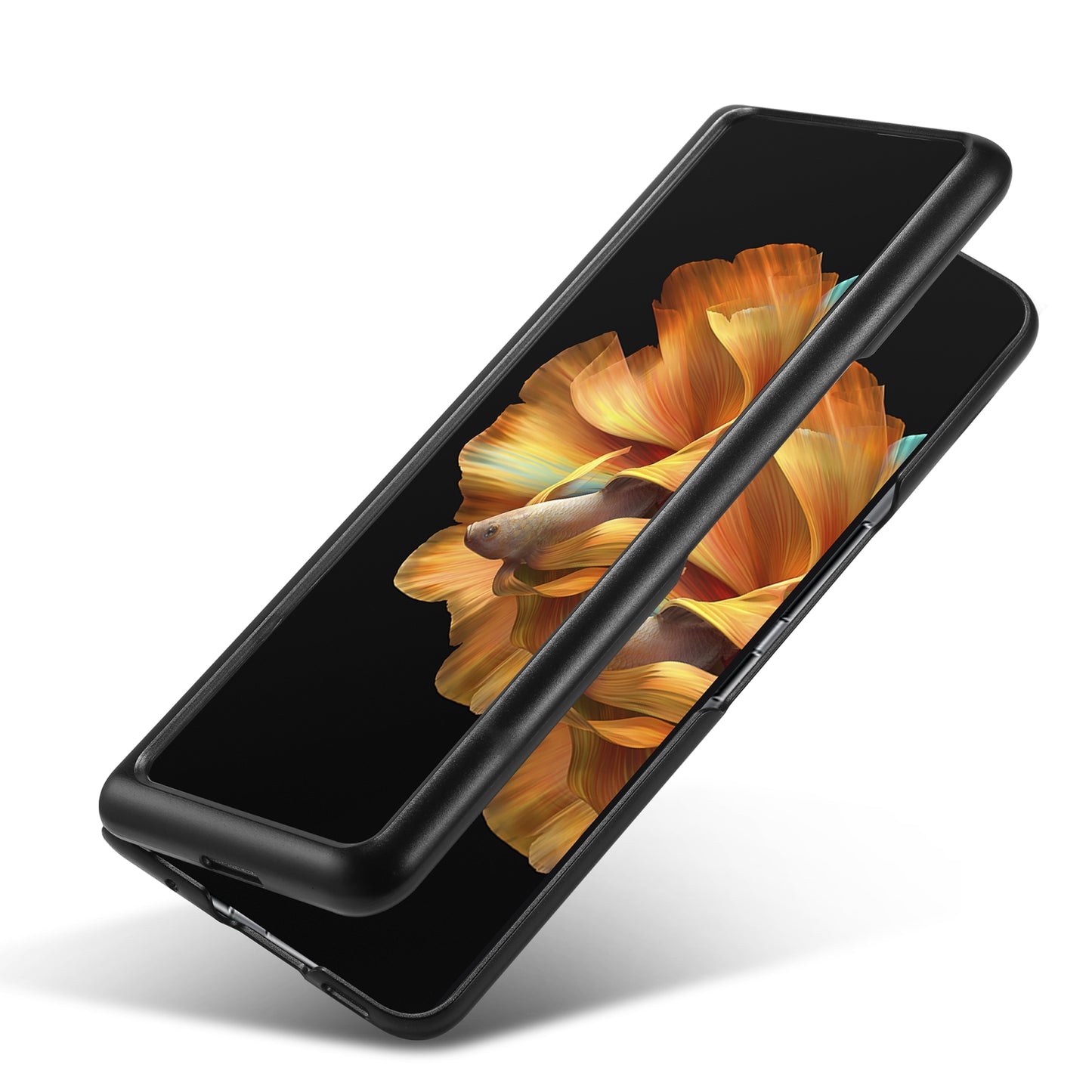 For Xiaomi Mi Mix Fold LC.IMEEKE 3 in 1 Carbon Fiber Texture Shockproof Phone Case(Black)