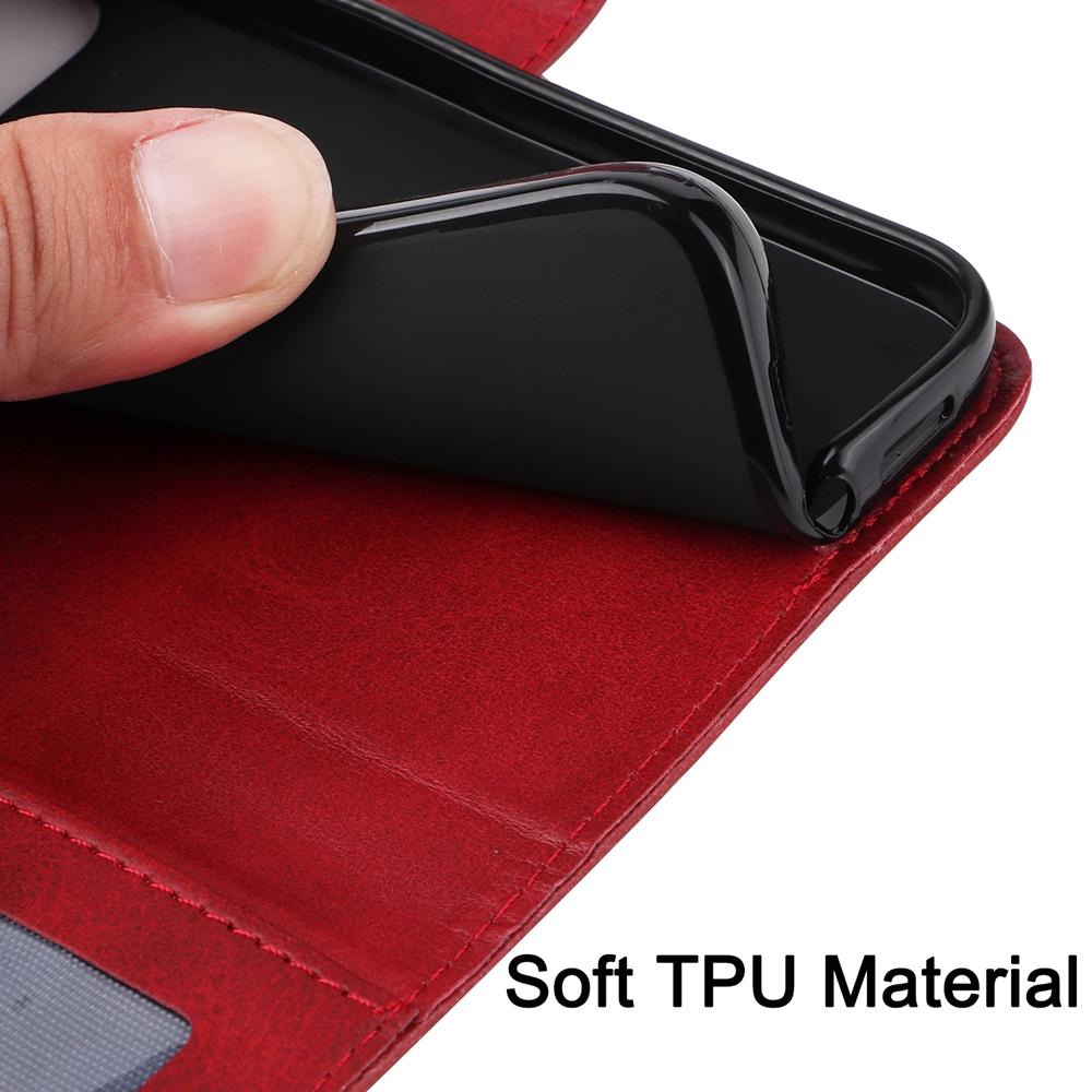 For vivo V50 Classic Calf Texture Flip Leather Phone Case(Red)