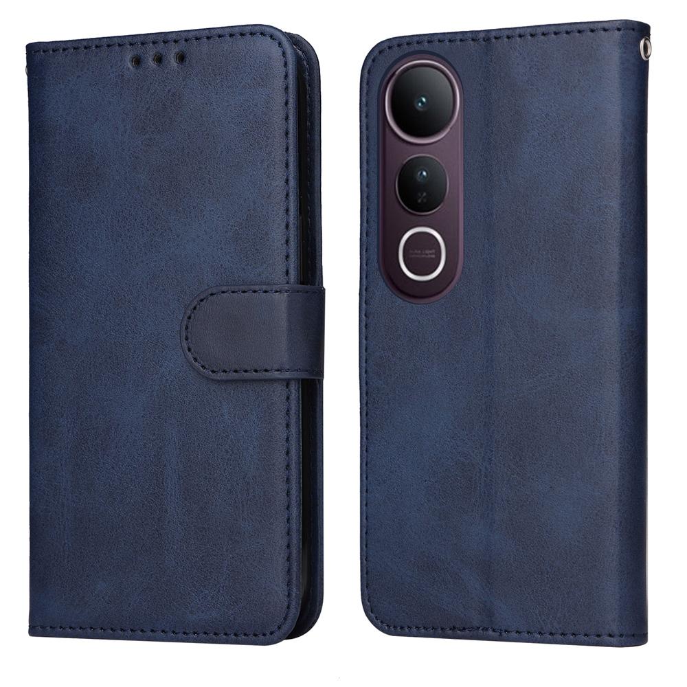 For vivo V50 Lite 4G / 5G Classic Calf Texture Flip Leather Phone Case(Blue)