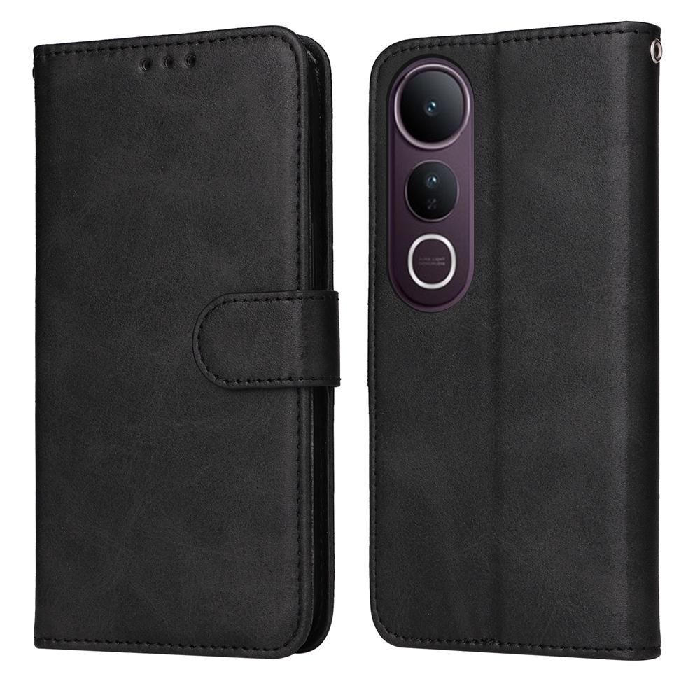 For vivo V50 Lite 4G / 5G Classic Calf Texture Flip Leather Phone Case(Black)