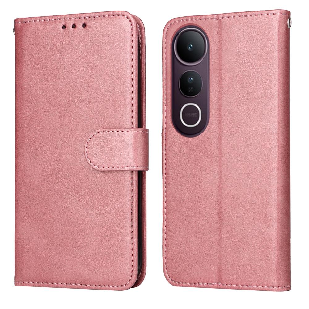For vivo V50 Lite 4G / 5G Classic Calf Texture Flip Leather Phone Case(Rose Gold)