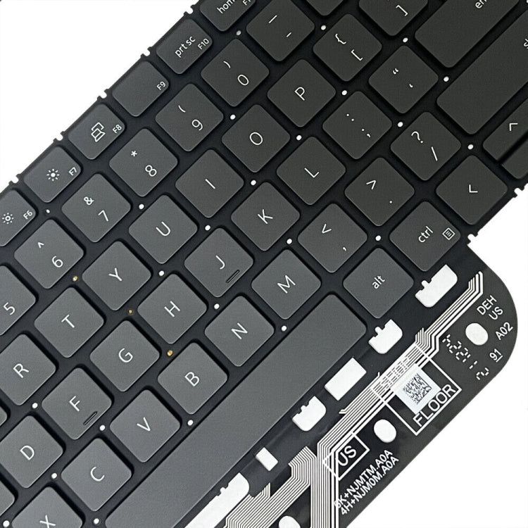 For Dell Inspiron 15-3511 3515 5510 7510 16-7610 US Version Backlight Laptop Keyboard(Black)
