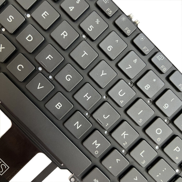 For Dell Latitude 7300 5300 5200 US Version Backlight Laptop Keyboard(Black)