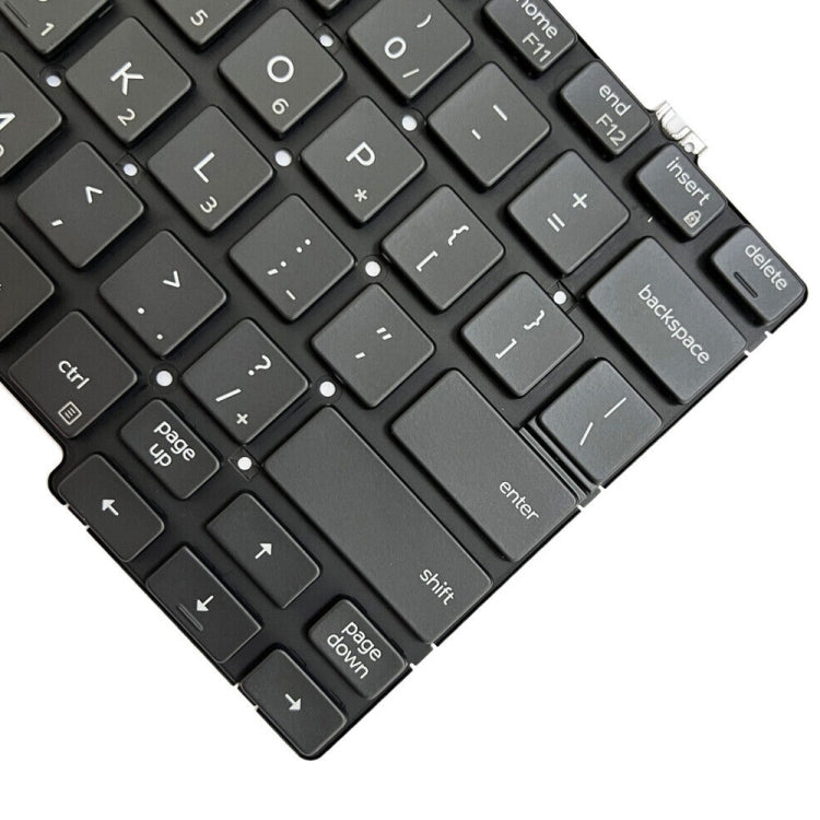 For Dell Latitude 7300 5300 5200 US Version Backlight Laptop Keyboard(Black)