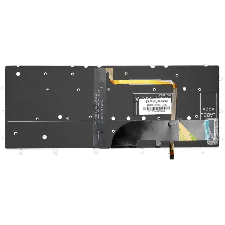 For Dell XPS 13 9343 13 9350 9360 US Version Backlight Laptop Keyboard(Black)