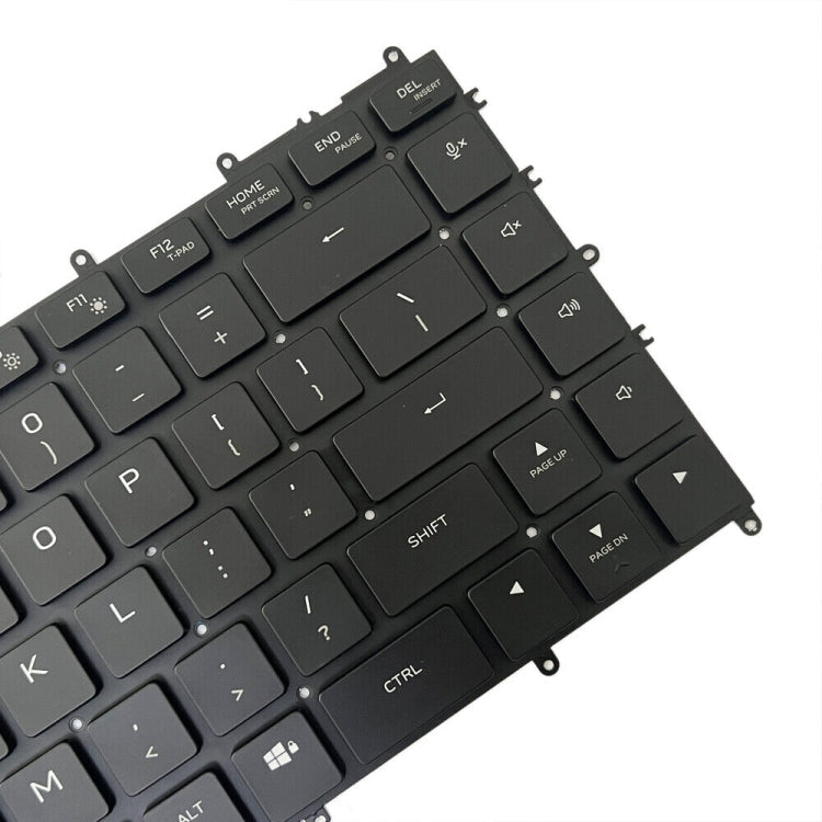 For Dell Alienware x15 R2 / R1 US Version Backlight Laptop Keyboard(Black)