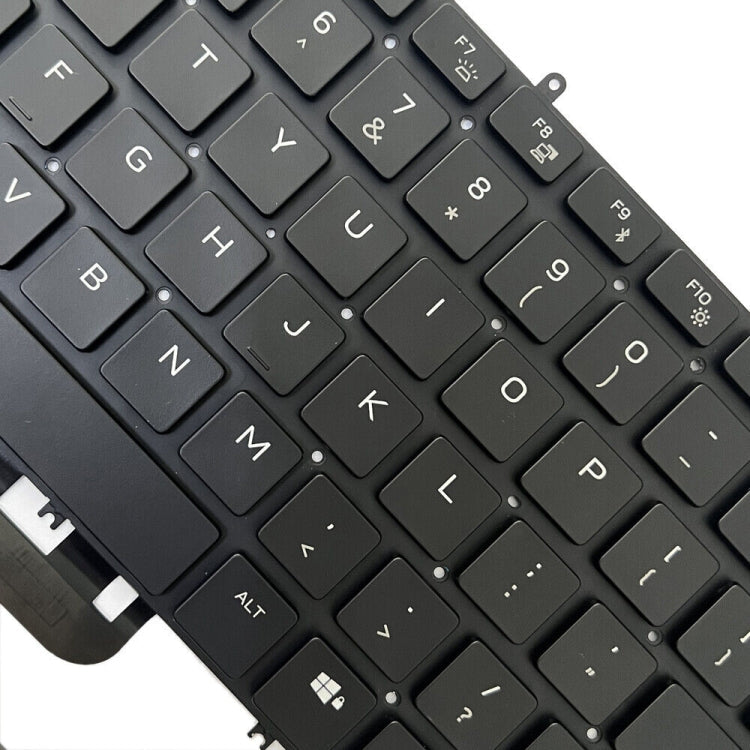 For Dell Alienware x15 R2 / R1 US Version Backlight Laptop Keyboard(Black)