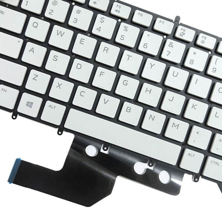 For Dell Alienware M15 / R3 / R4 US Version RGB Backlight Laptop Keyboard(White 0Y00RH)