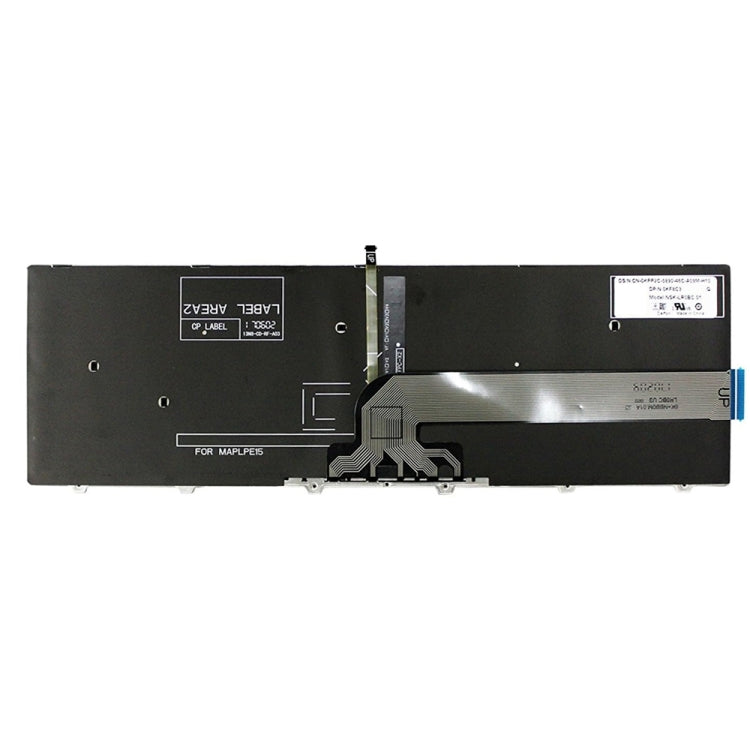 Backlight Laptop Keyboard For Dell 15-9550 / 15-3000 / 15-5542(Red Word)