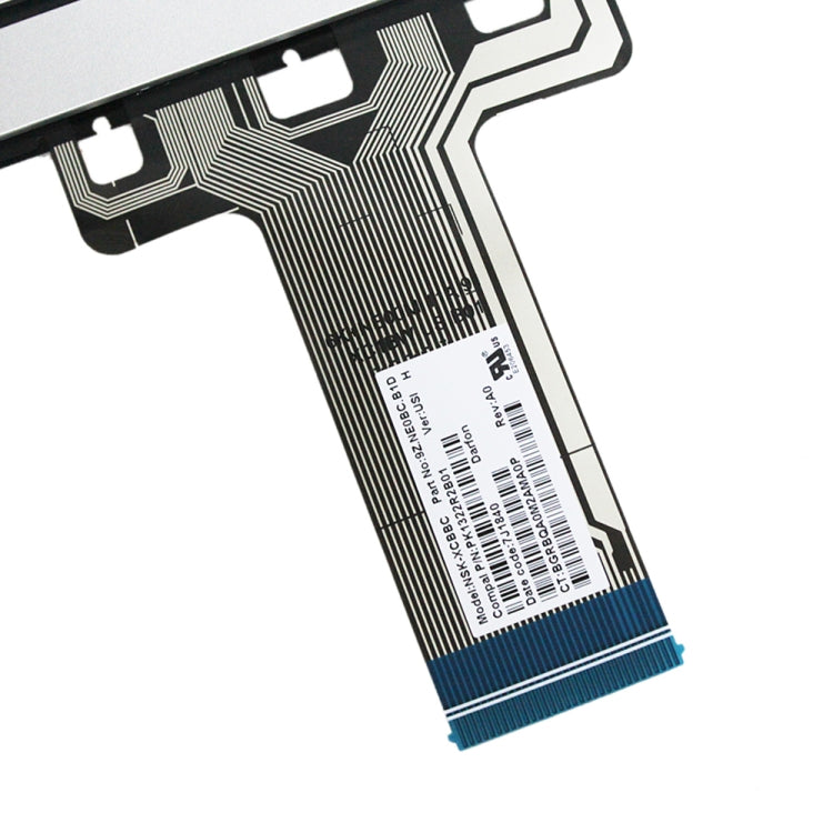 For HP 14M-BA 14-BS US Version Laptop Backlight Keyboard(Silver)