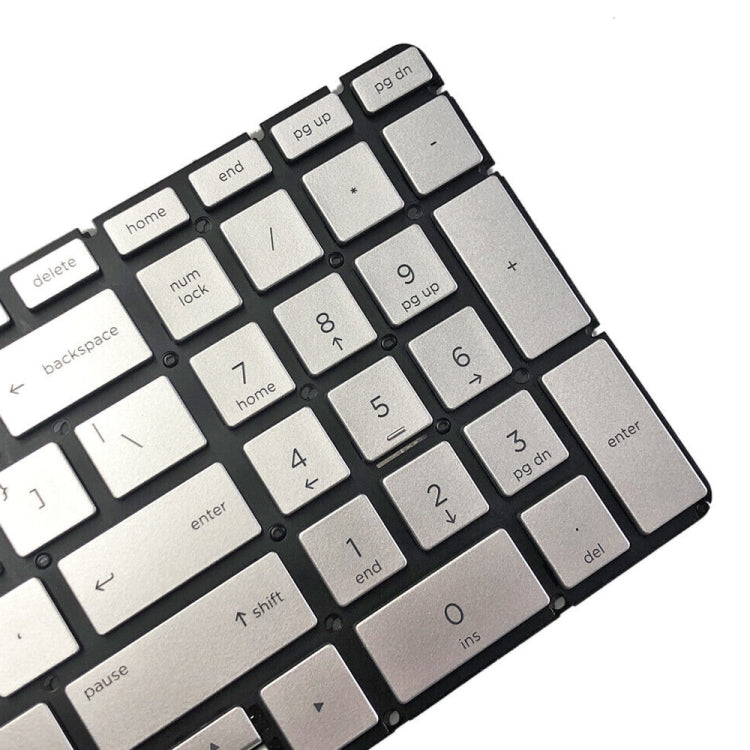 For HP 15-BS / 15-CC US Version Laptop Backlight Keyboard(Silver)