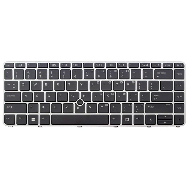For HP EliteBook 840 G3 Fingerless US Version Laptop Backlight Keyboard