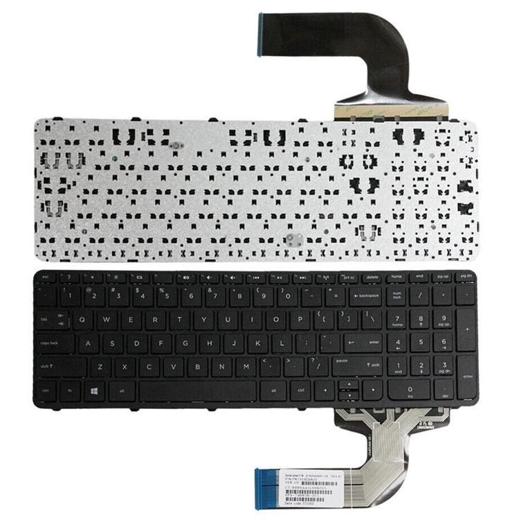 For HP 15-E / 15-N / 15-D Laptop Keyboard with Frame