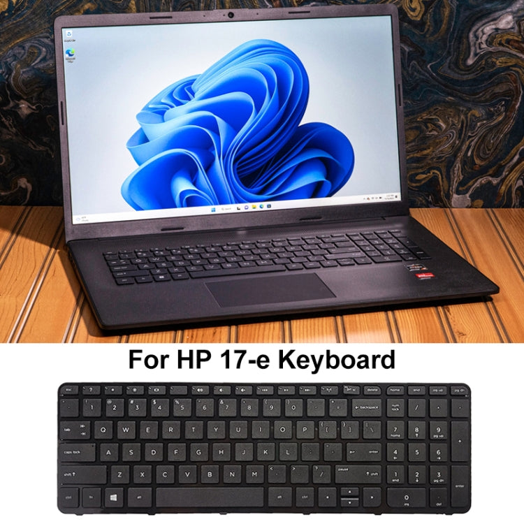 For HP 17-e Laptop Keyboard with Frame