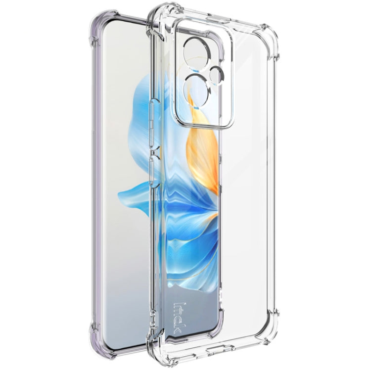 For Honor 100 5G imak Shockproof Airbag TPU Phone Case(Transparent)