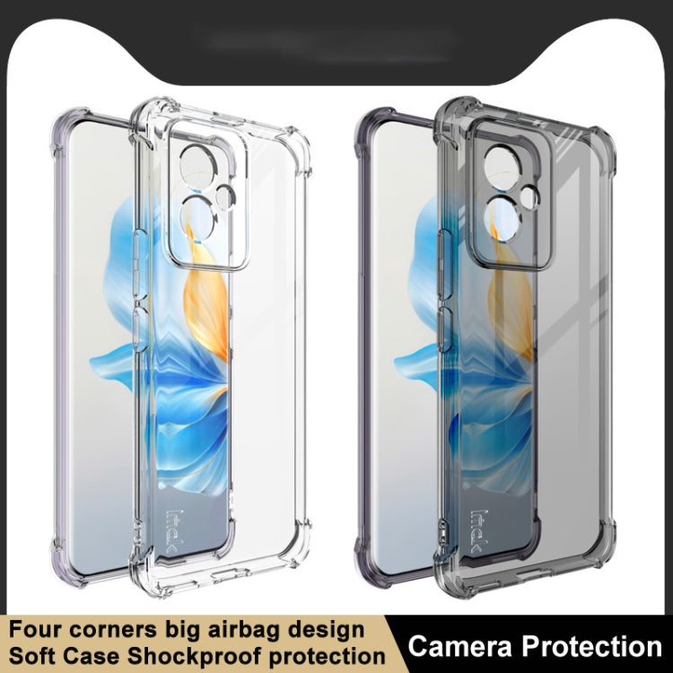 For Honor 100 5G imak Shockproof Airbag TPU Phone Case(Transparent)