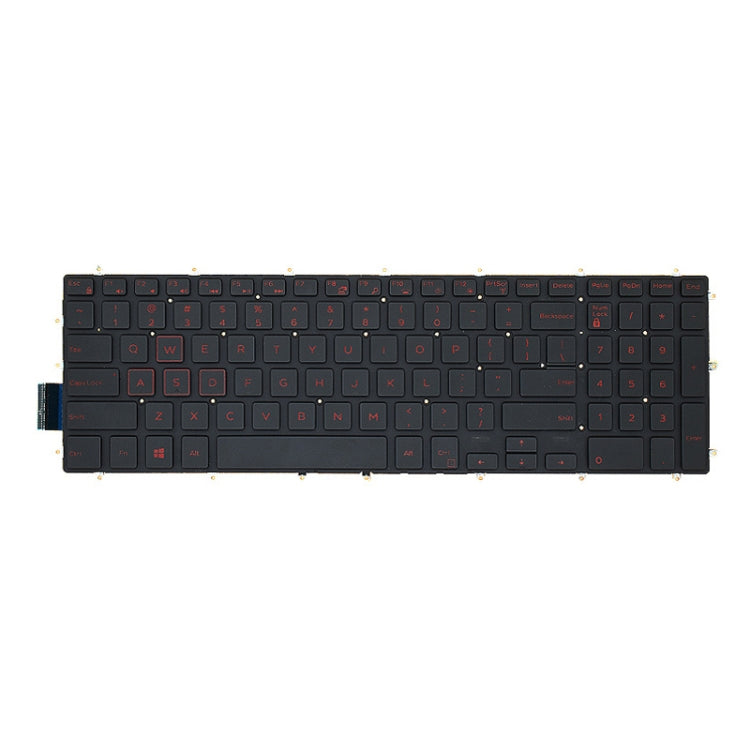 Backlight Laptop Keyboard For Dell G3 3579 3779 / G5 5587 / G7 7588(Red Word)