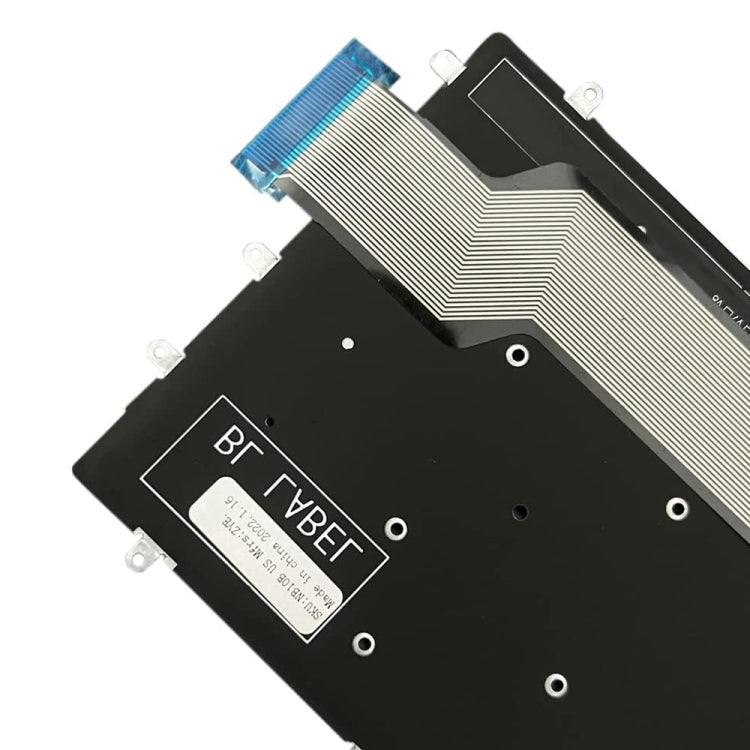 Backlight Laptop Keyboard For Dell G3 3579 3779 / G5 5587 / G7 7588(White Word)