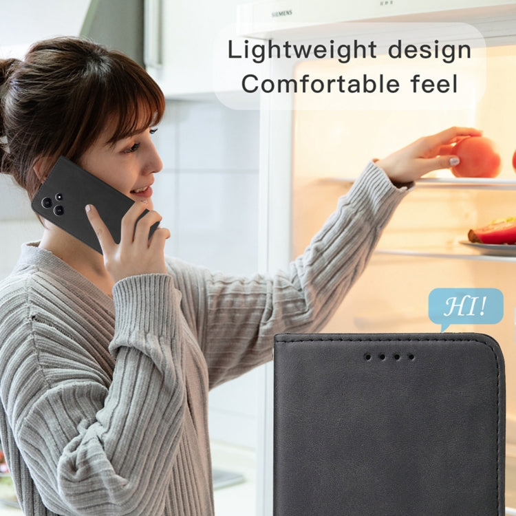 For Samsung Galaxy S24 5G Magnetic Closure Leather Phone Case(Black)