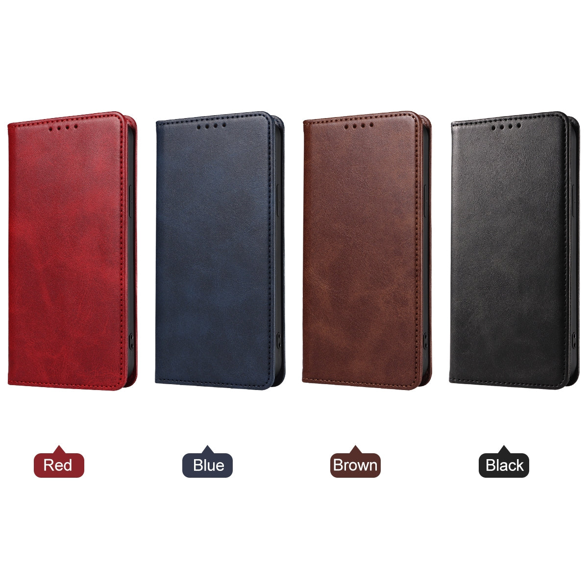 For OPPO K12 Magnetic Closure Leather Phone Case(Brown)