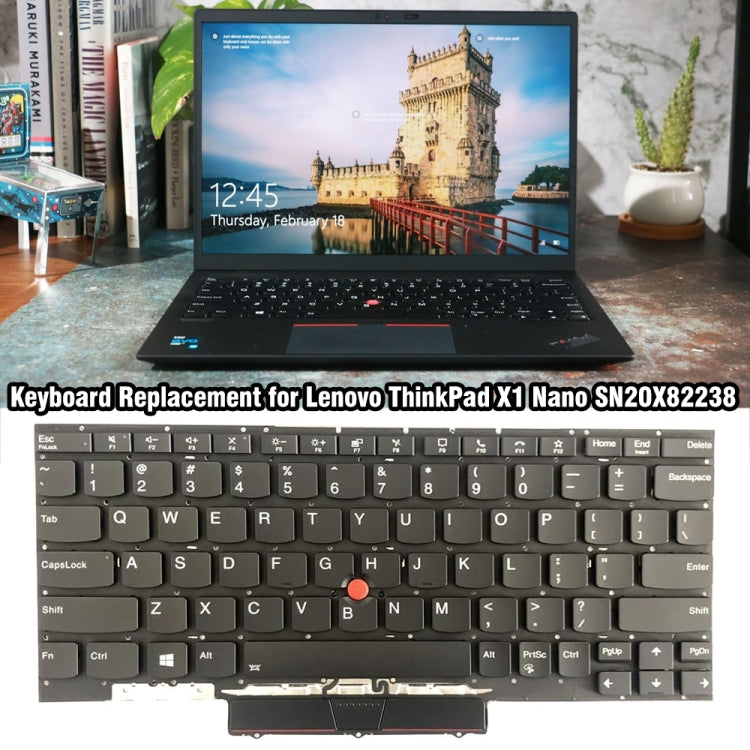 For Lenovo ThinkPad X1 Nano US Version Backlight Laptop Keyboard