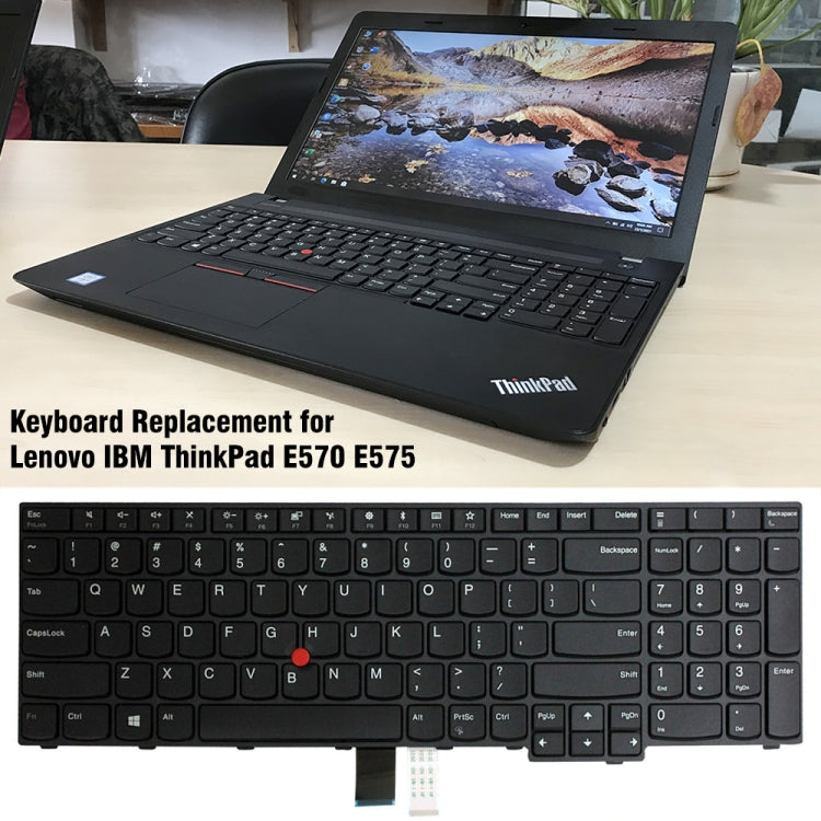 For Lenovo IBM ThinkPad E570 E575 US Version Laptop Keyboard