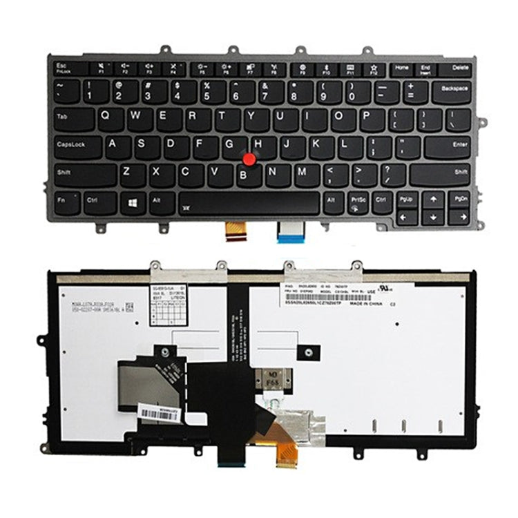 For Lenovo X270 US Version Backlight Laptop Keyboard with Pointing
