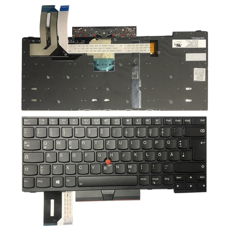 For Lenovo Thinkpad E480 E485 T480s L480 German Version Laptop Keyboard