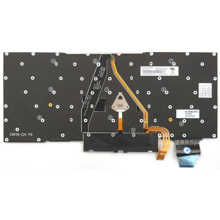 For Lenovo Thinkpad X1 Carbon 8th Gen 2020 US Version Backlight Laptop Keyboard