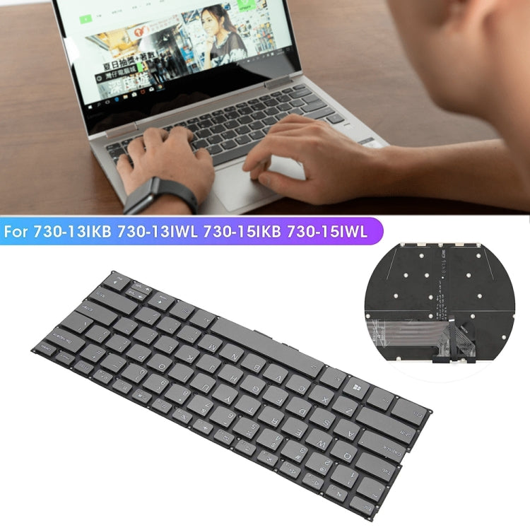 For Lenovo Yoga 730-13IKB / 730-13IWL US Version Backlight Laptop Keyboard