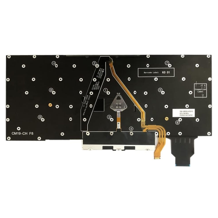 For Lenovo ThinkPad 2019 2020 X1 Carbon US Version Backlight Laptop Keyboard