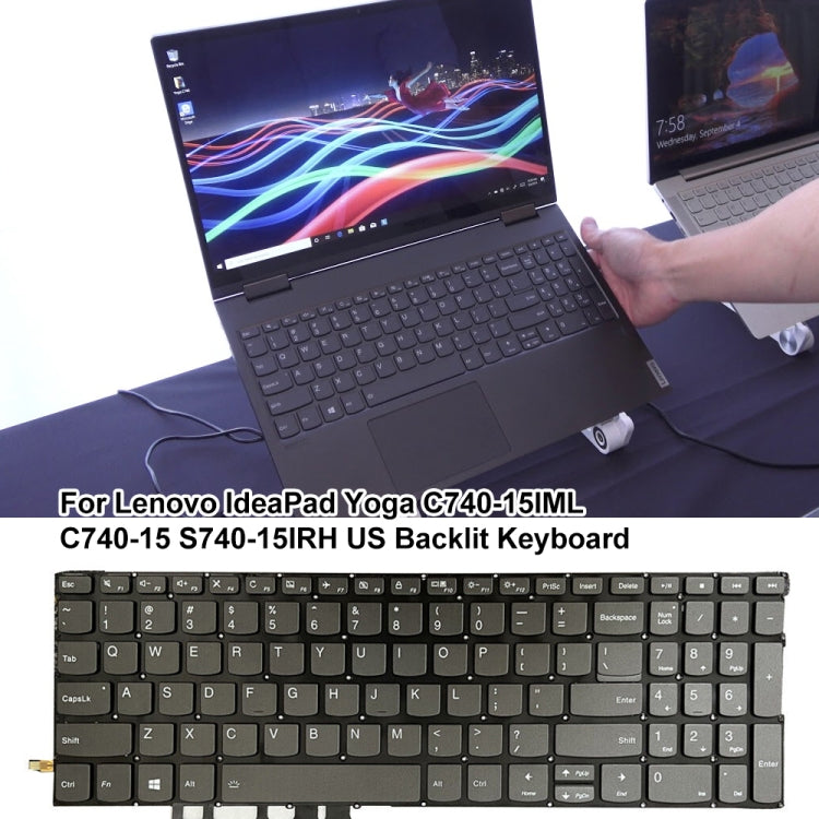 For Lenovo Yoga C740-15IML / C740-15 US Version Backlight Laptop Keyboard