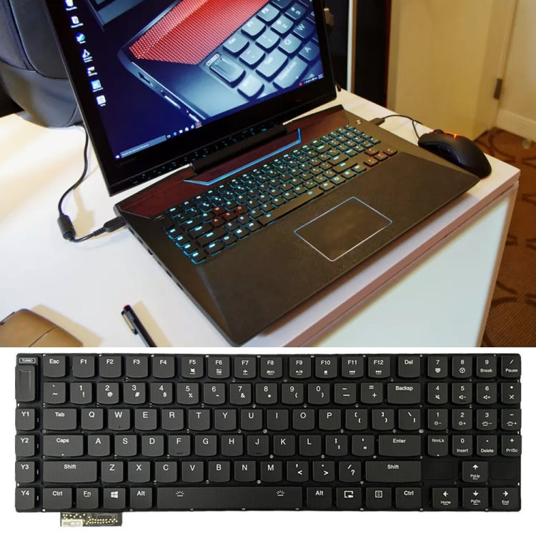 For Lenovo IdeaPad Y900-17ISK / 80Q1 US Version Backlight Laptop Keyboard