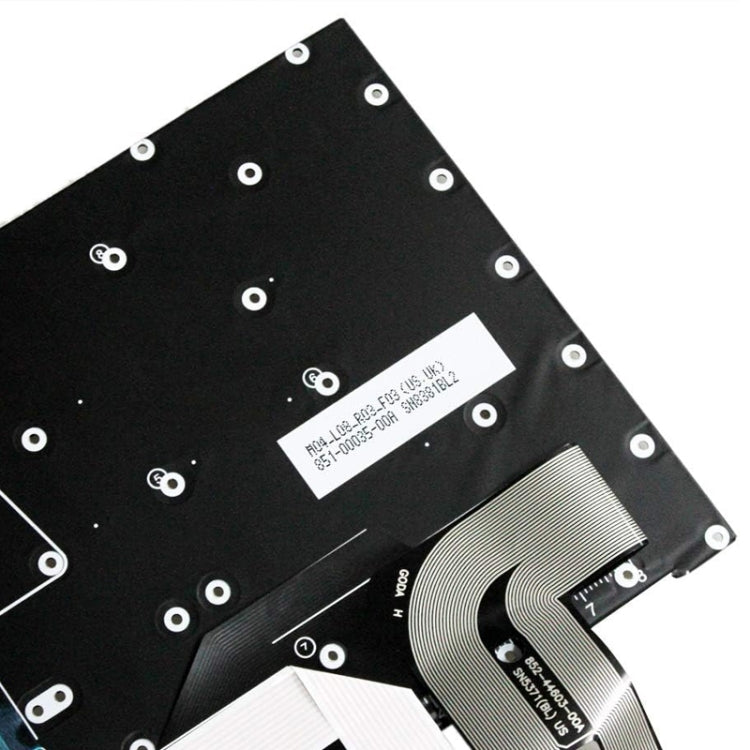 For Lenovo ThinkPad P1 X1 Extreme X1 English Enter Key Backlight Laptop Keyboard