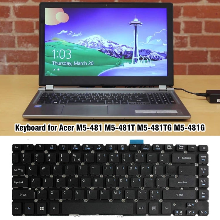 For Acer M5-481 / M5-481T Laptop Keyboard