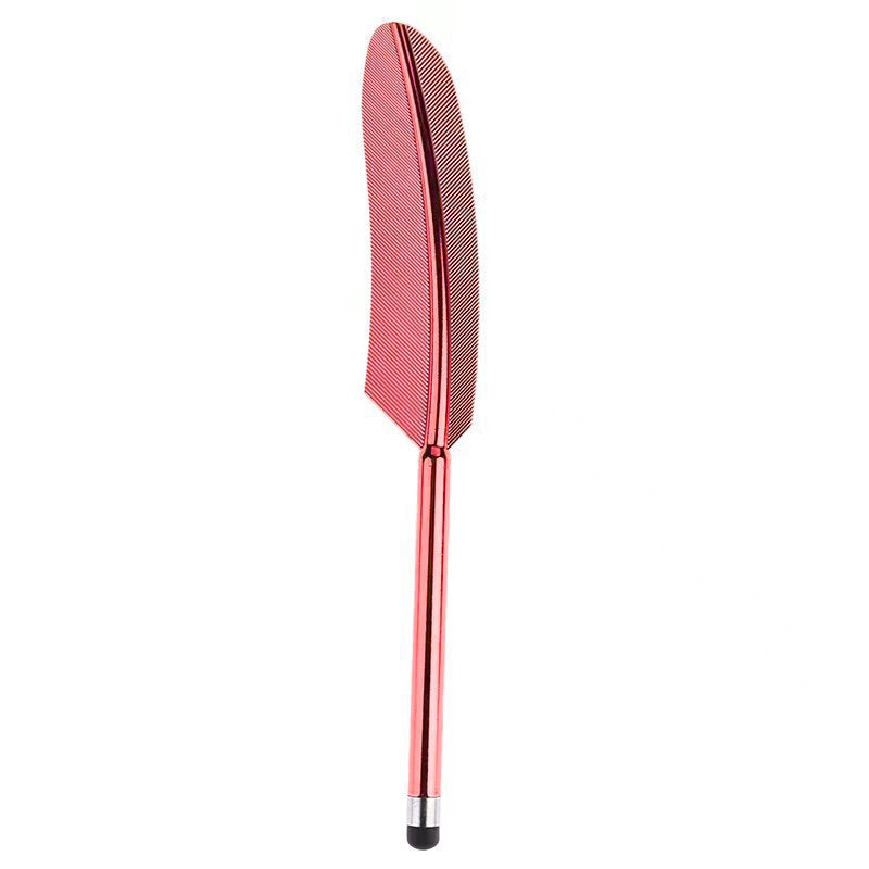 Electroplated Feather Stylus Pen(Red)